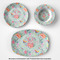 Exquisite Chintz Microwave & Dishwasher Safe CP Plastic Dishware - Group