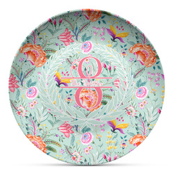 Exquisite Chintz Microwave Safe Plastic Plate - Composite Polymer (Personalized)