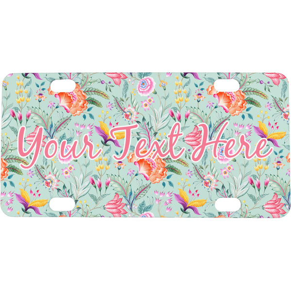 Custom Exquisite Chintz Mini/Bicycle License Plate (Personalized)
