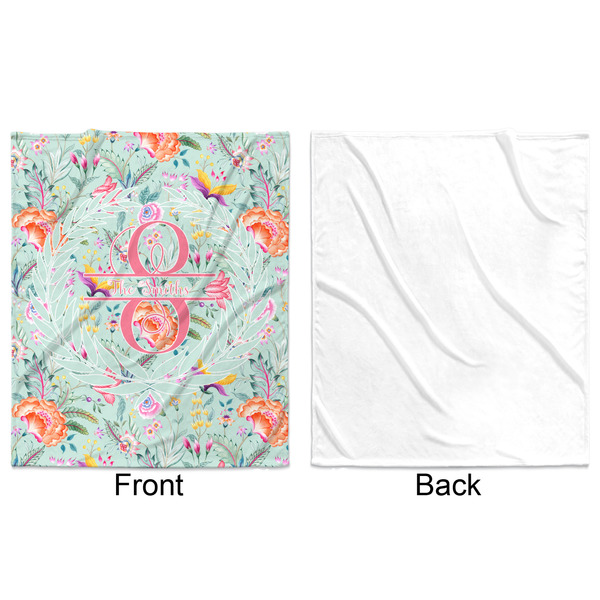 Exquisite Chintz Minky Blanket - 50"x60" - Single Sided - Front & Back