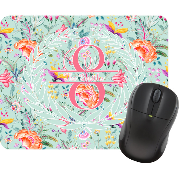 Custom Exquisite Chintz Rectangular Mouse Pad (Personalized)