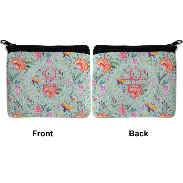 Exquisite Chintz Neoprene Coin Purse - Front & Back (APPROVAL)