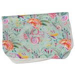Exquisite Chintz Burp Cloth - Fleece w/ Name and Initial