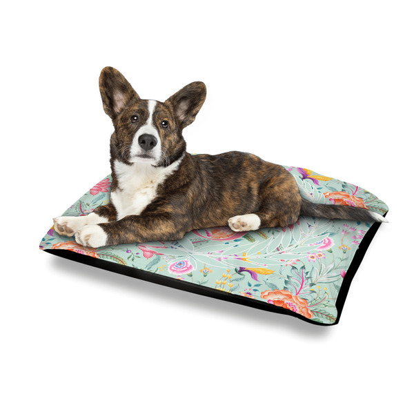 Exquisite Chintz Outdoor Dog Beds - Medium - IN CONTEXT