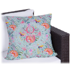 Exquisite Chintz Outdoor Pillow - 20" (Personalized)