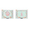 Exquisite Chintz Outdoor Rectangular Throw Pillow (Front and Back)
