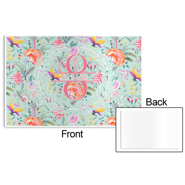 Exquisite Chintz Disposable Paper Placemat - Front & Back
