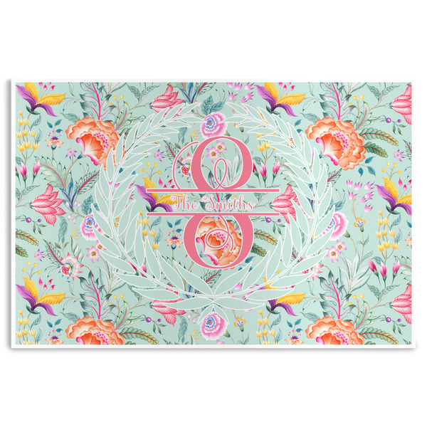 Custom Exquisite Chintz Disposable Paper Placemats (Personalized)