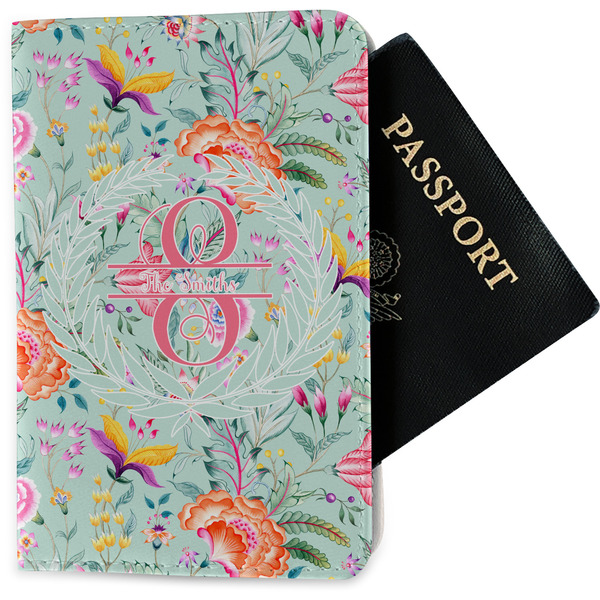 Custom Exquisite Chintz Passport Holder - Fabric (Personalized)