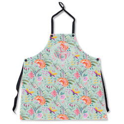 Exquisite Chintz Apron Without Pockets w/ Name and Initial