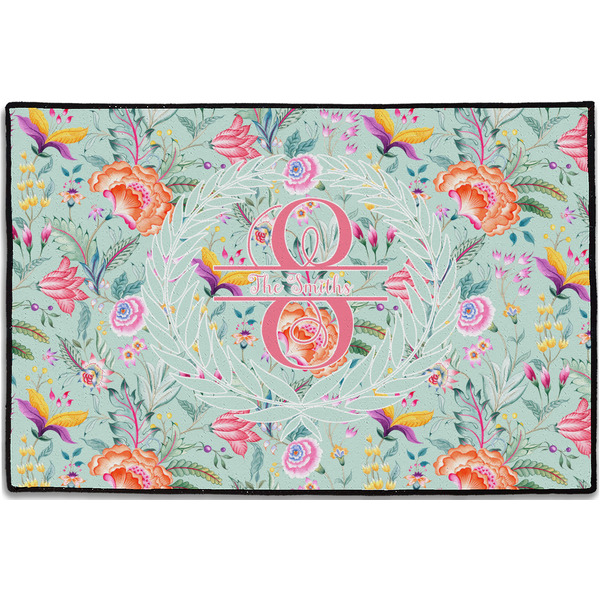 Exquisite Chintz Personalized Door Mat - 36x24 (APPROVAL)