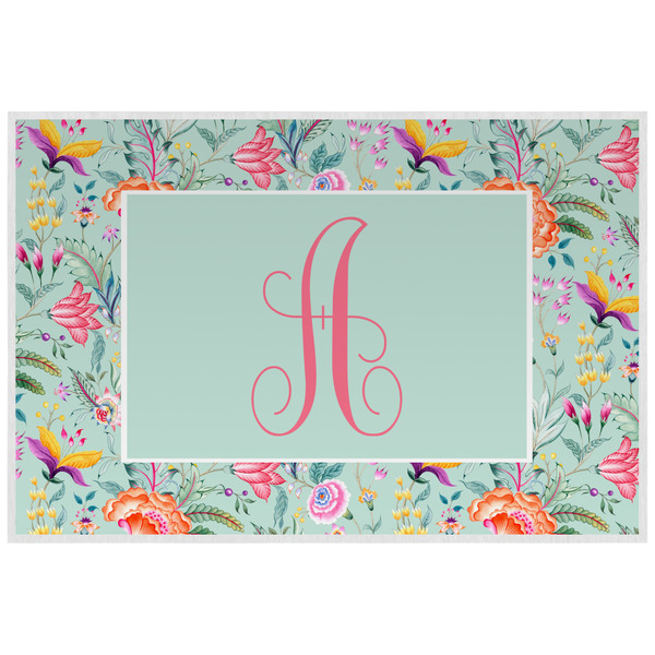 Exquisite Chintz Personalized Placemat (Back)