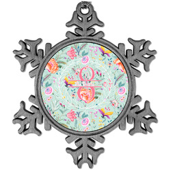 Exquisite Chintz Vintage Snowflake Ornament (Personalized)