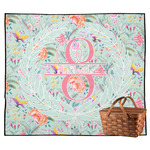 Exquisite Chintz Outdoor Picnic Blanket (Personalized)