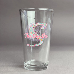 Exquisite Chintz Pint Glass - Full Color Logo (Personalized)