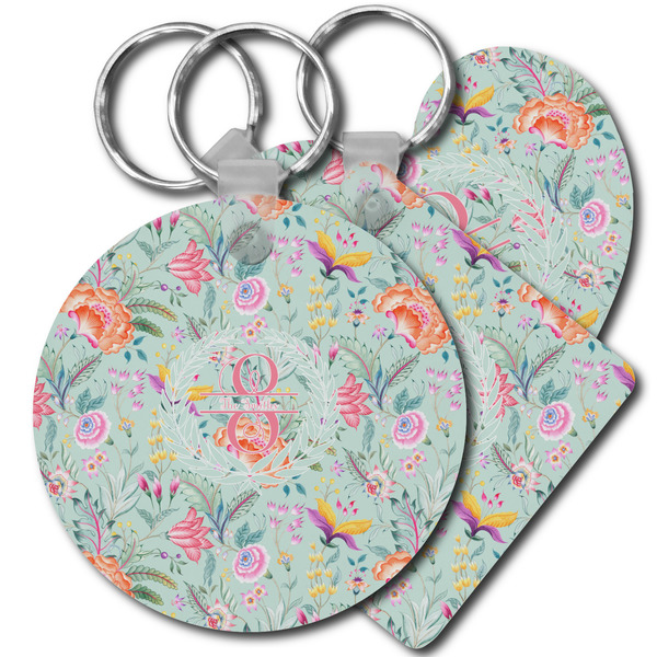 Custom Exquisite Chintz Plastic Keychain (Personalized)