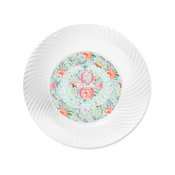 Exquisite Chintz Plastic Party Appetizer & Dessert Plates - 6" (Personalized)