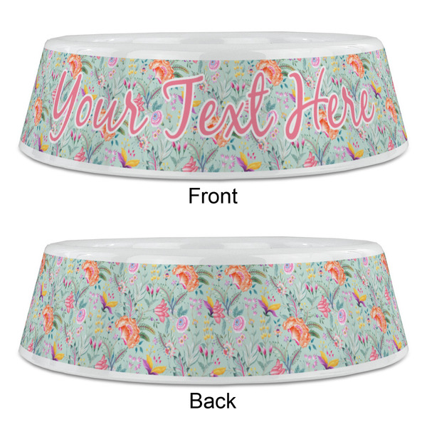Exquisite Chintz Plastic Pet Bowls - Large - APPROVAL