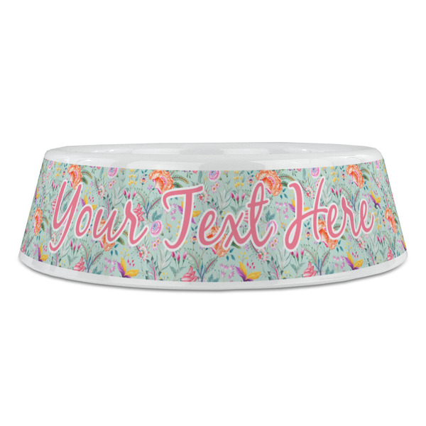 Exquisite Chintz Plastic Pet Bowls - Large - FRONT