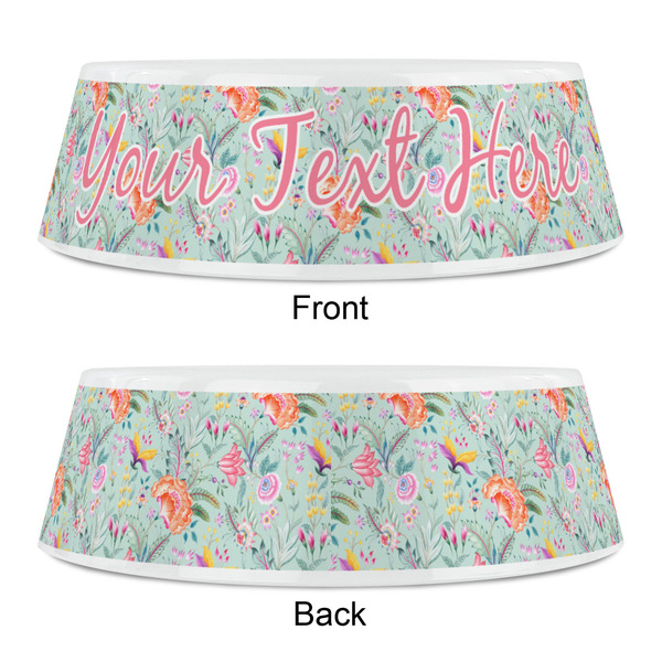 Exquisite Chintz Plastic Pet Bowls - Small - APPROVAL