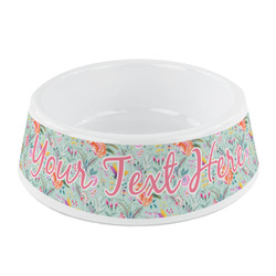 Exquisite Chintz Plastic Dog Bowl - Small (Personalized)