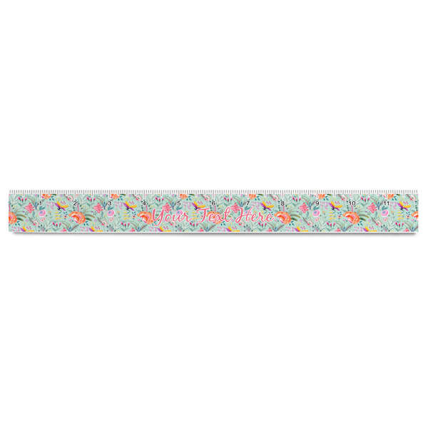 Exquisite Chintz Plastic Ruler - 12" - FRONT