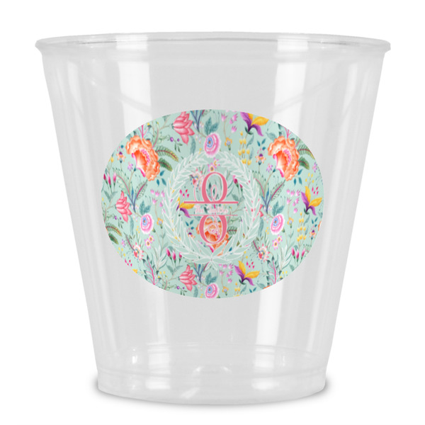 Custom Exquisite Chintz Plastic Shot Glass (Personalized)