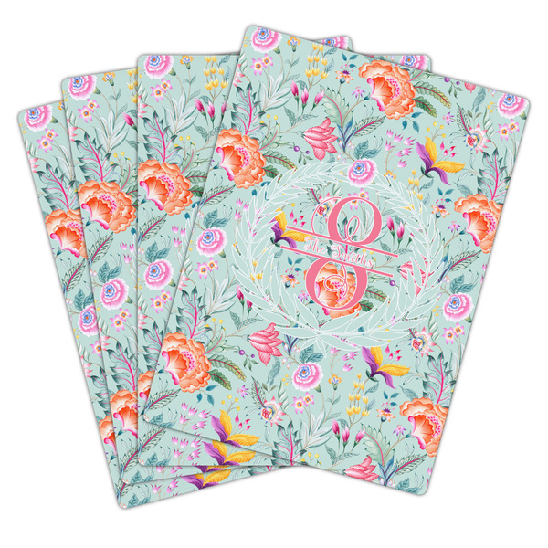 Exquisite Chintz Playing Cards - Hand Back View