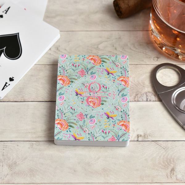 Exquisite Chintz Playing Cards - In Context