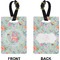 Exquisite Chintz Rectangle Luggage Tag (Front + Back)