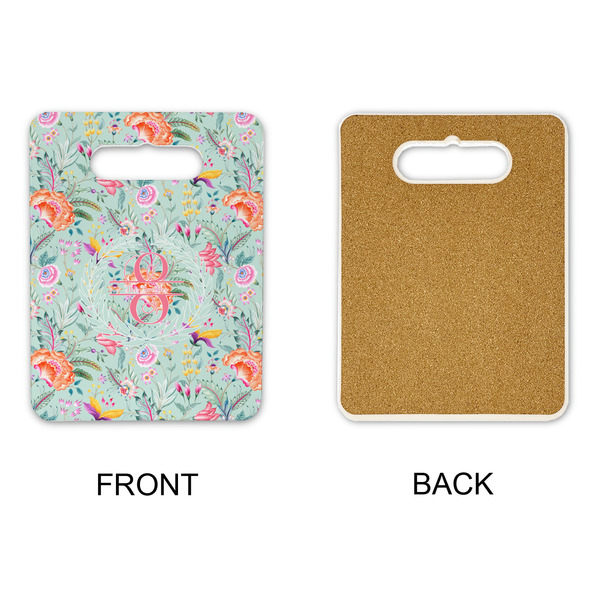 Exquisite Chintz Rectangle Trivet with Handle - APPROVAL