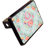 Exquisite Chintz Rectangular Trailer Hitch Cover - 2" (Personalized)