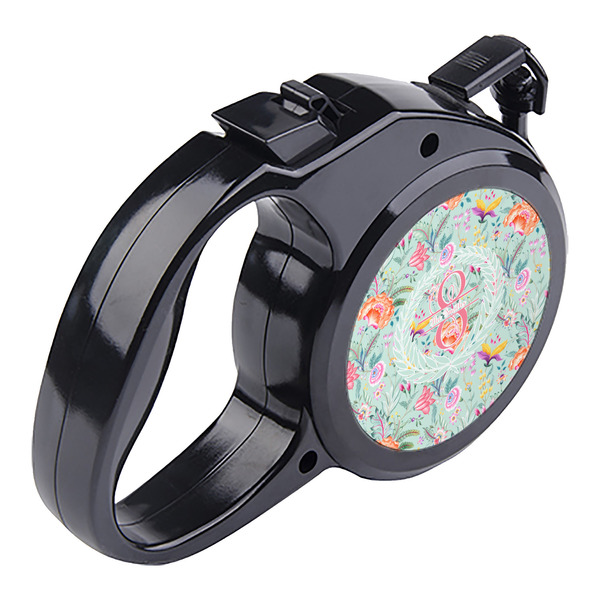Exquisite Chintz Retractable Dog Leash - Angle