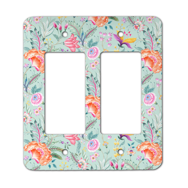 Custom Exquisite Chintz Rocker Style Light Switch Cover - Two Switch