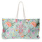 Exquisite Chintz Large Rope Tote Bag - Front View