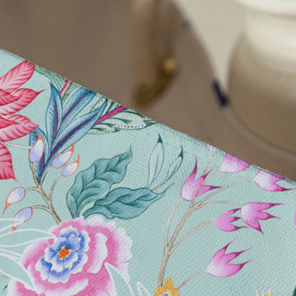 Exquisite Chintz Large Rope Tote - Close Up View