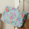 Exquisite Chintz Large Rope Tote - Life Style