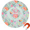 Exquisite Chintz Round Car Magnet - 10" (Personalized)