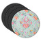 Exquisite Chintz Round Rubber Backed Coasters - Set of 4 (Personalized)