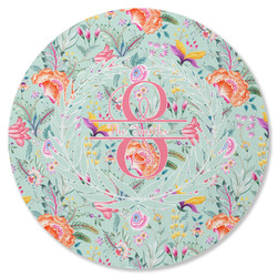 Exquisite Chintz Round Rubber Backed Coaster (Personalized)