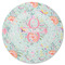 Exquisite Chintz Round Rubber Backed Coaster (Personalized)