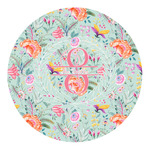 Exquisite Chintz Round Decal - Large (Personalized)