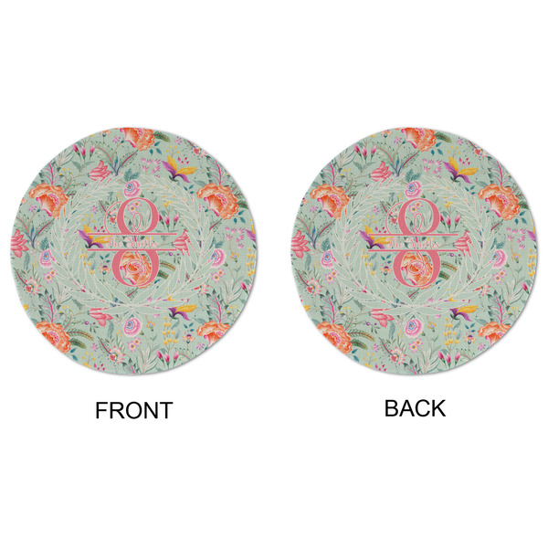 Exquisite Chintz Round Linen Placemats - APPROVAL (double sided)