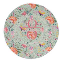 Exquisite Chintz Round Linen Placemat - Single Sided (Personalized)