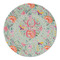 Exquisite Chintz Round Linen Placemat (Personalized)
