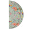 Exquisite Chintz Round Linen Placemats - HALF FOLDED (double sided)