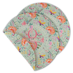 Exquisite Chintz Round Linen Placemat - Double Sided (Personalized)