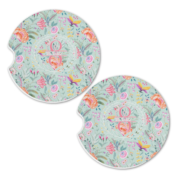 Exquisite Chintz Sandstone Car Coasters - Set of 2