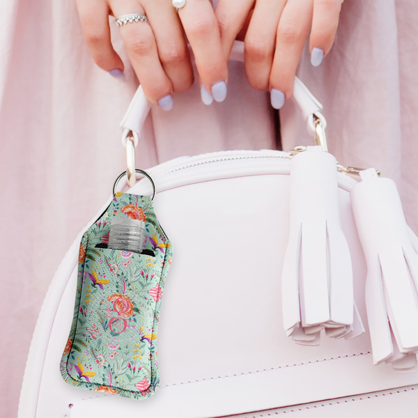 Exquisite Chintz Sanitizer Holder Keychain - Large (LIFESTYLE)