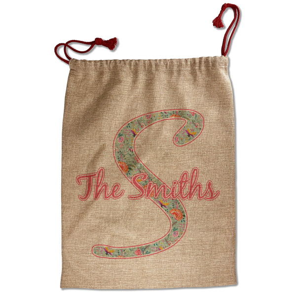 Exquisite Chintz Santa Bag - Front